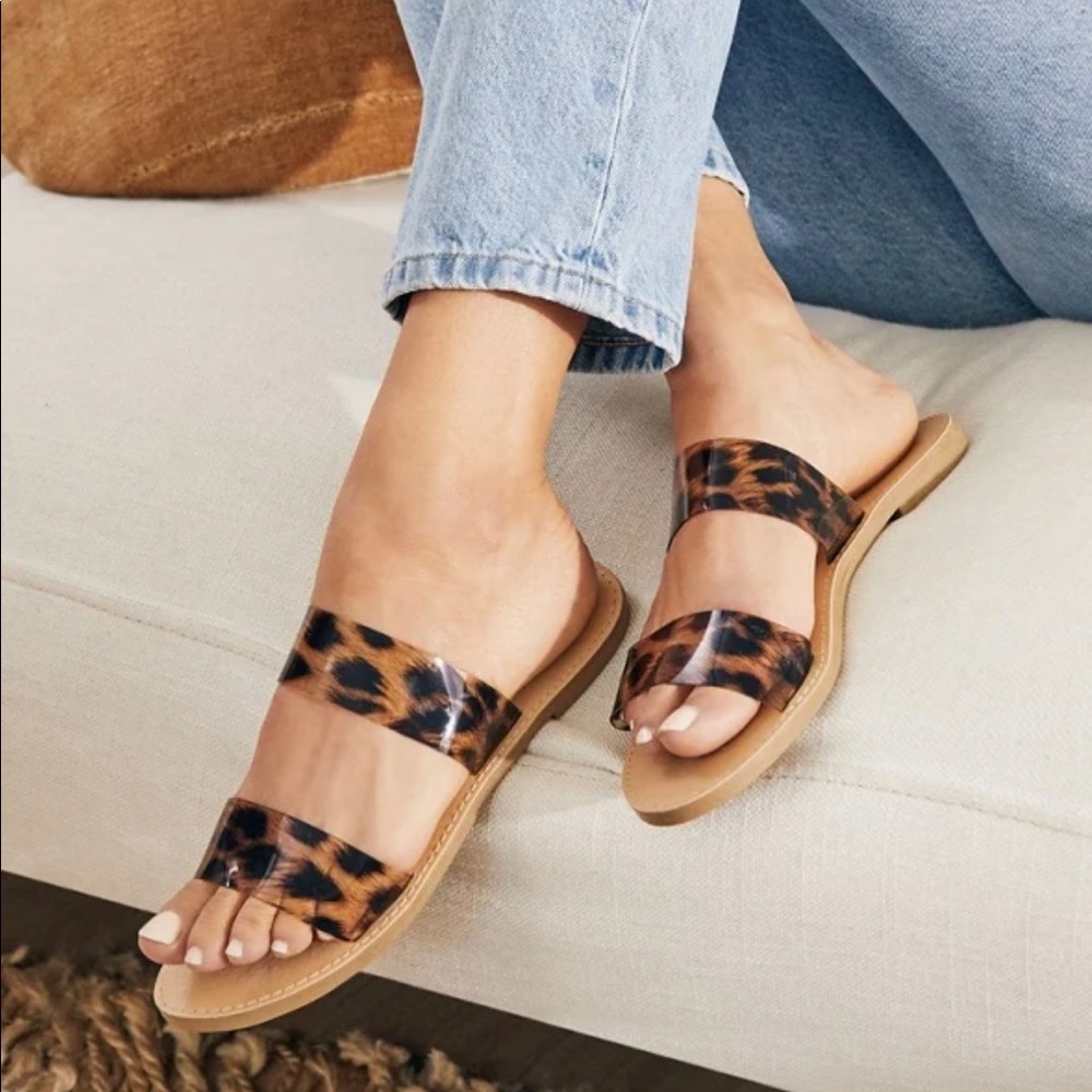 Leopard Print Sandals